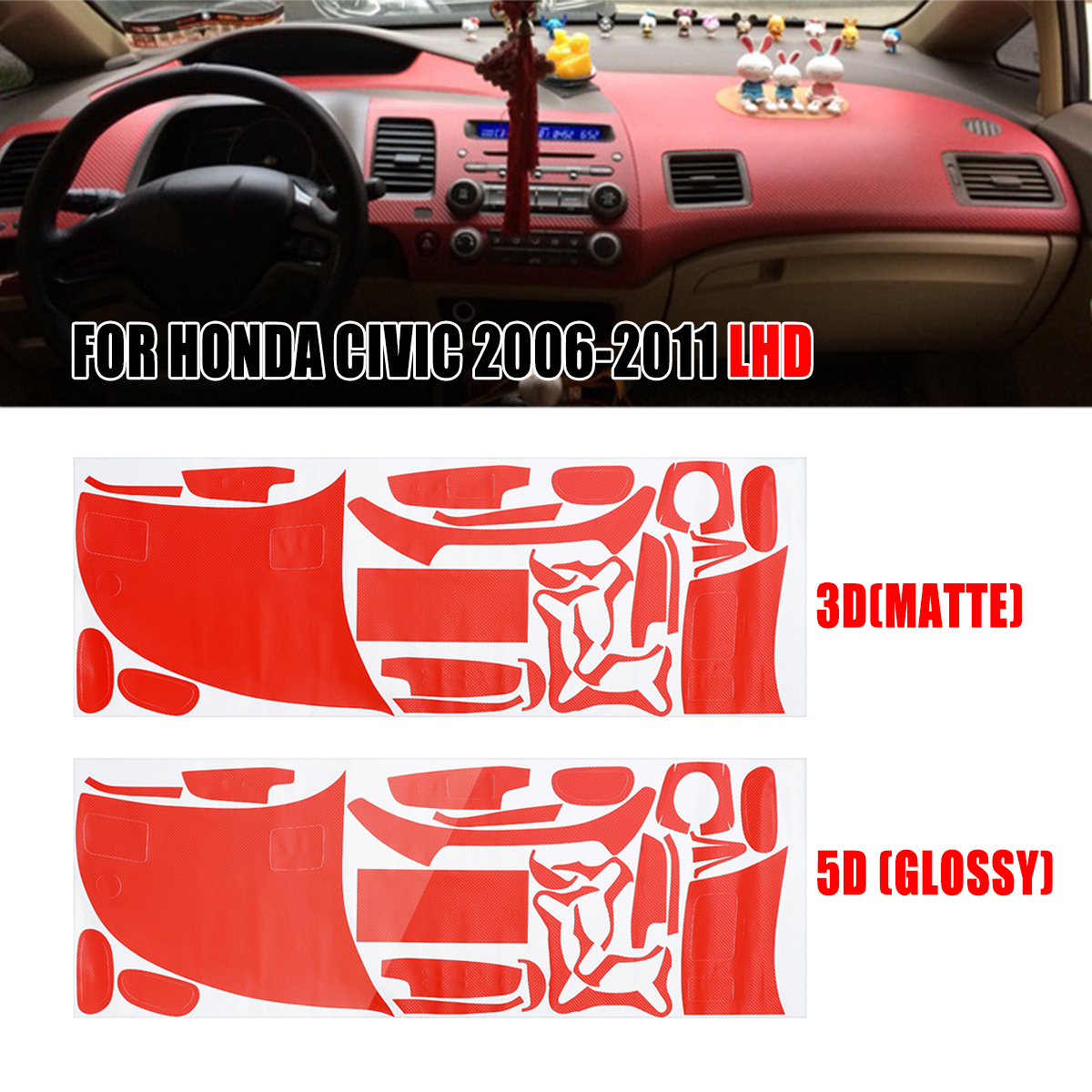 Interior-Carbon-Fiber-Decal-Sticker-Wrap-Trim-Dash-Kit-For-Honda-Civic-2006-2011-1812920