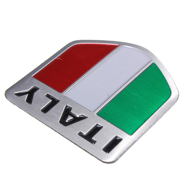 Italy-Flag-Alloy-Metal-Auto-Racing-Sports-Emblem-Badge-Decal-Sticker-1000181