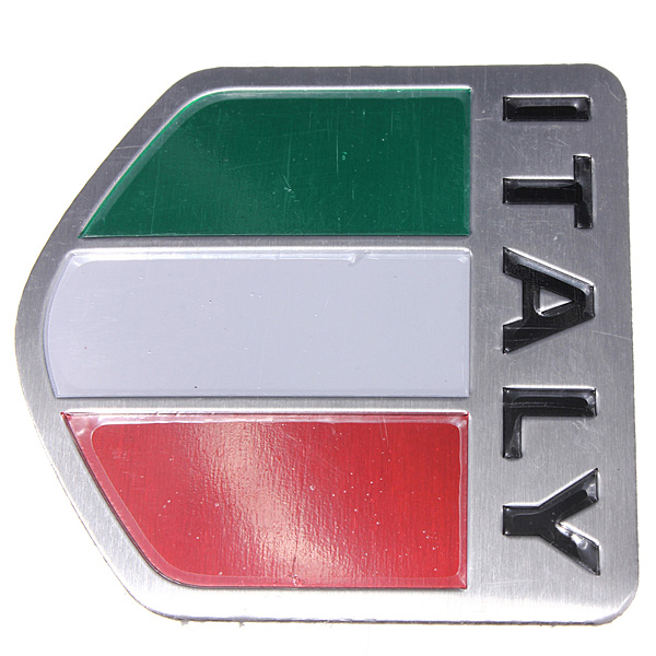 Italy-Flag-Alloy-Metal-Auto-Racing-Sports-Emblem-Badge-Decal-Sticker-1000181