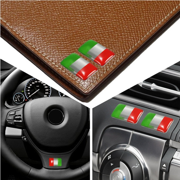 Pair-Aluminium-Italy-Flag-Badge-Emblem-Car-Sticker-Self-adhesive-Labeling-Decal-Decoration-1077491