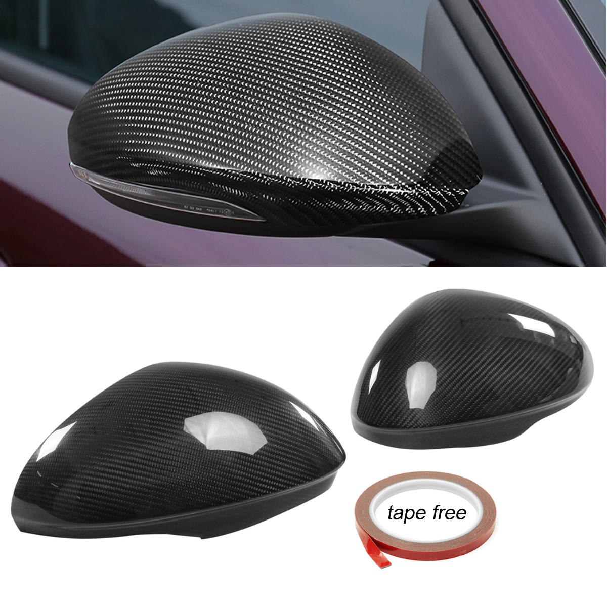 Pair-Carbon-Fiber-Side-Mirror-Cover-Cap-for-Alfa-Romeo-Giulia-Quadrifoglio-17-18-1249361