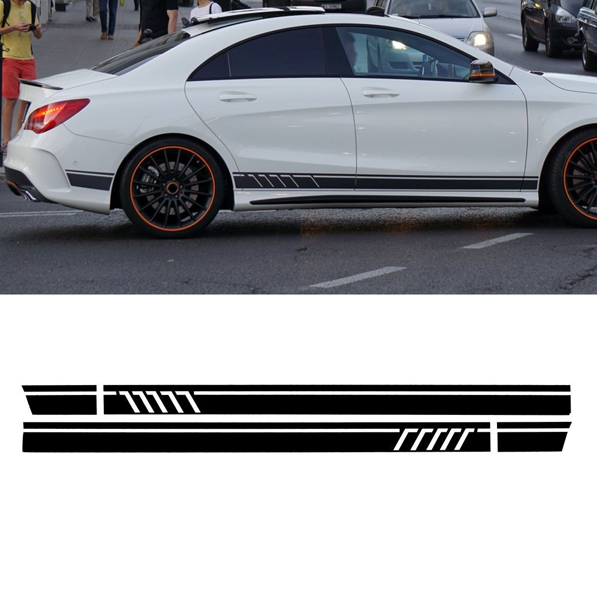 Pair-Sport-Side-Stripes-Car-Stickers-Decals-for-Benz-W117-C117-X117-CLA-AMG-1278064