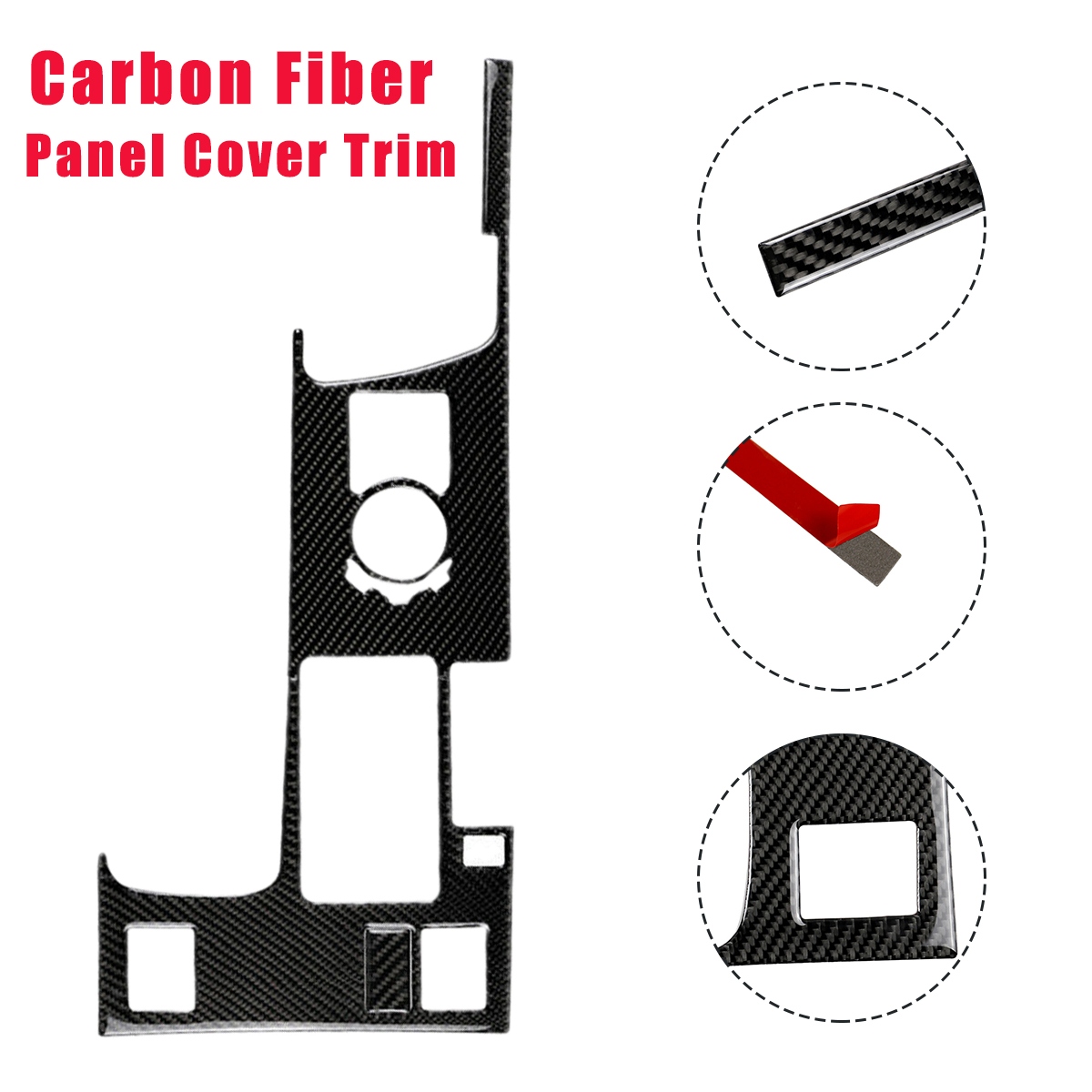 Real-Carbon-Fiber-Gear-Shift-Box-Panel-Cover-Trim-For-LEXUS-IS250-IS350-2014-18-1540652