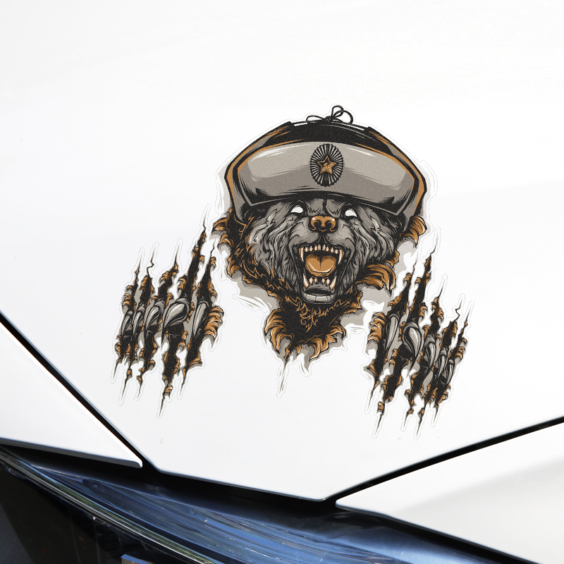 Shark-and-Bear-Reflective-Warning-Label-Car-Stickers-Auto-Truck-Vehicle-Motorcycle-Decal-1185927