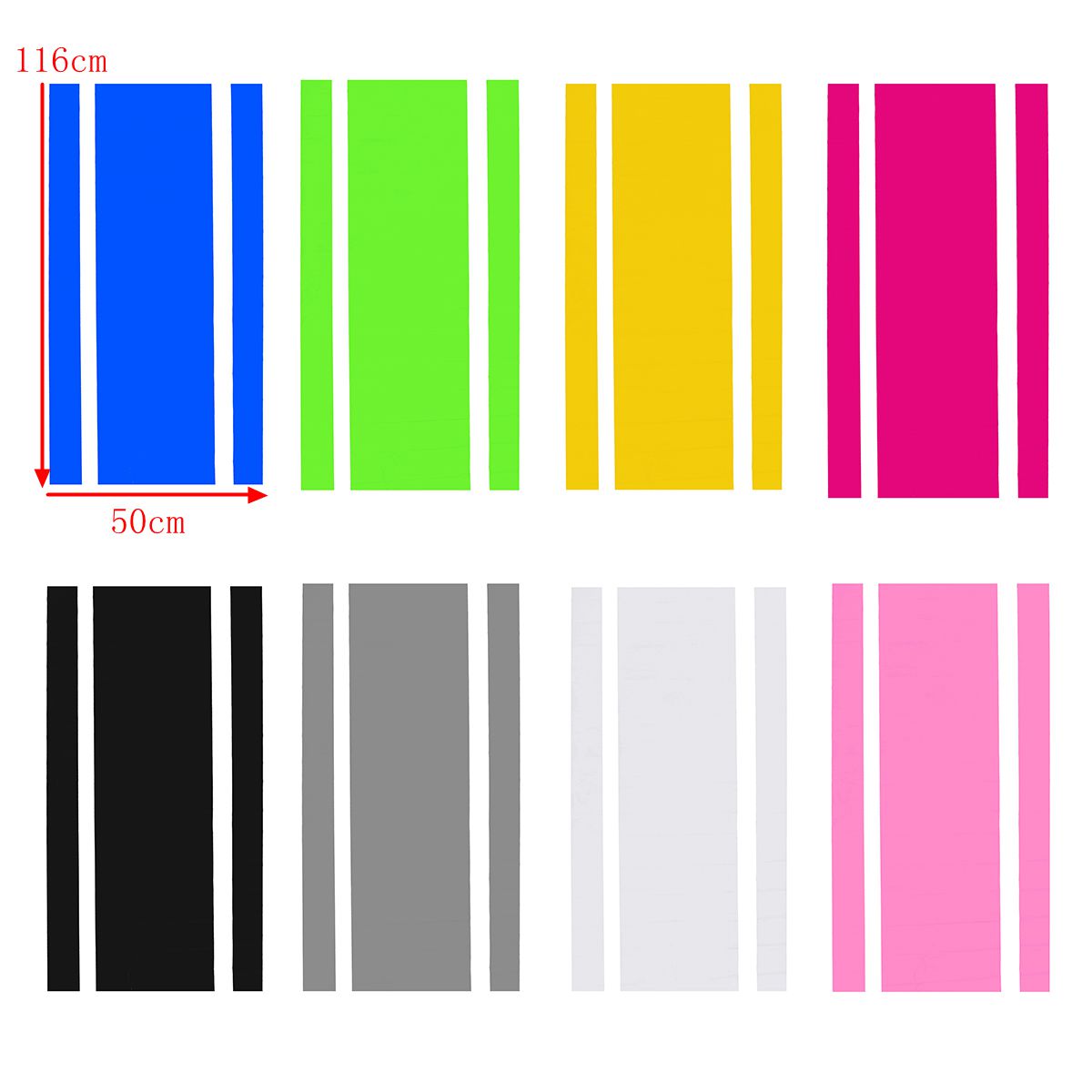 Stripe-Vinyl-Pinstripe-Racing-Car-Truck-Hood-Roof-Decals-Stickers-Decor-50x116cm-1216962