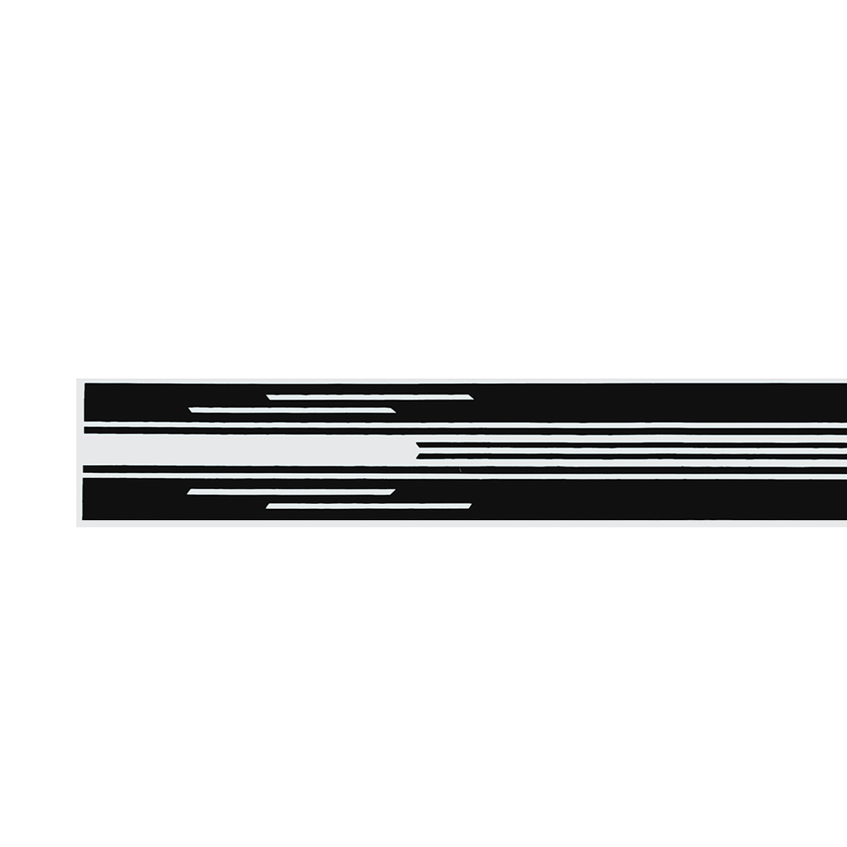 Universal-2X-Car-Racing-Black-Long-Stripe-Graphics-Side-Body-Vinyl-Decal-Stickers-1567710