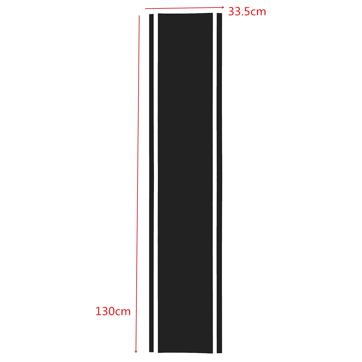 Universal-33x130cm-Car-Auto-Vinyl-Racing-Stripe-Sticker-Hood-Decal-Body-1686479