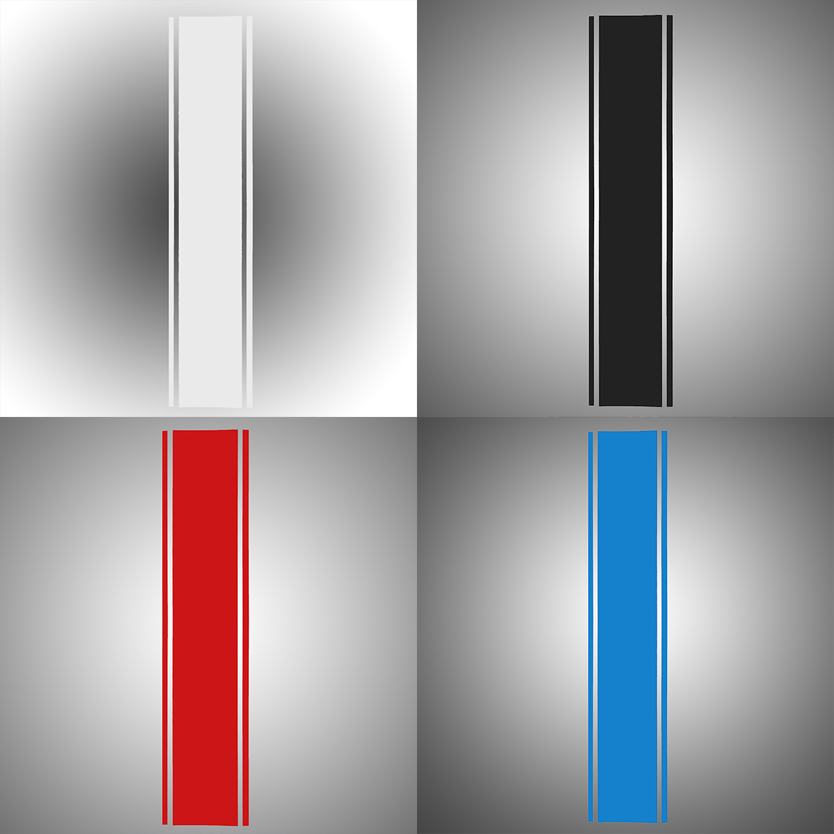 Universal-33x130cm-Car-Auto-Vinyl-Racing-Stripe-Sticker-Hood-Decal-Body-1686479