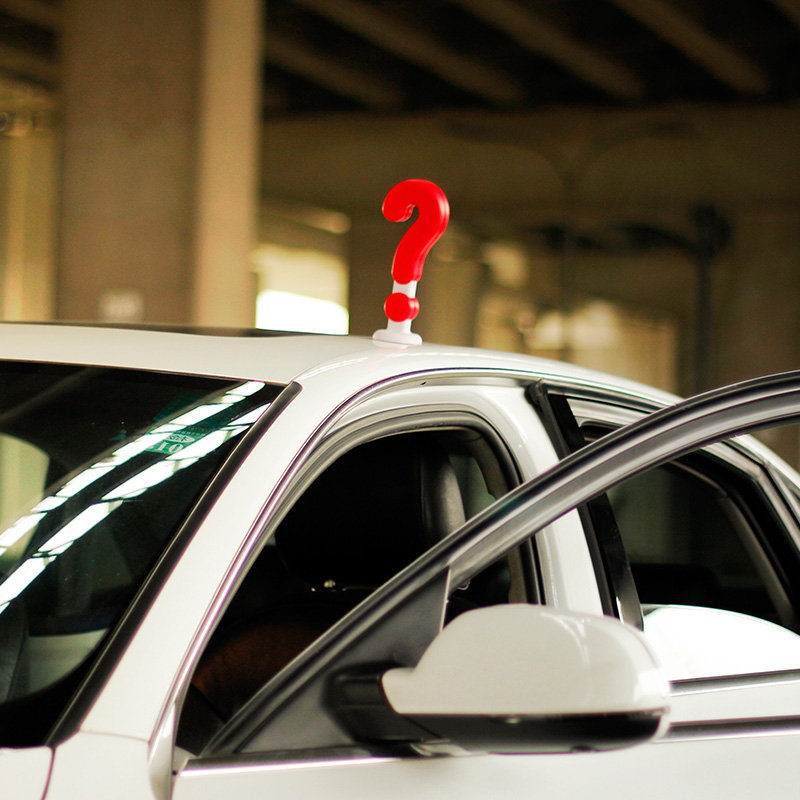 WenTongZireg-20cm-Adorable-Solid-Question-Mark-Type-Car-Roof-Ornament-1125655