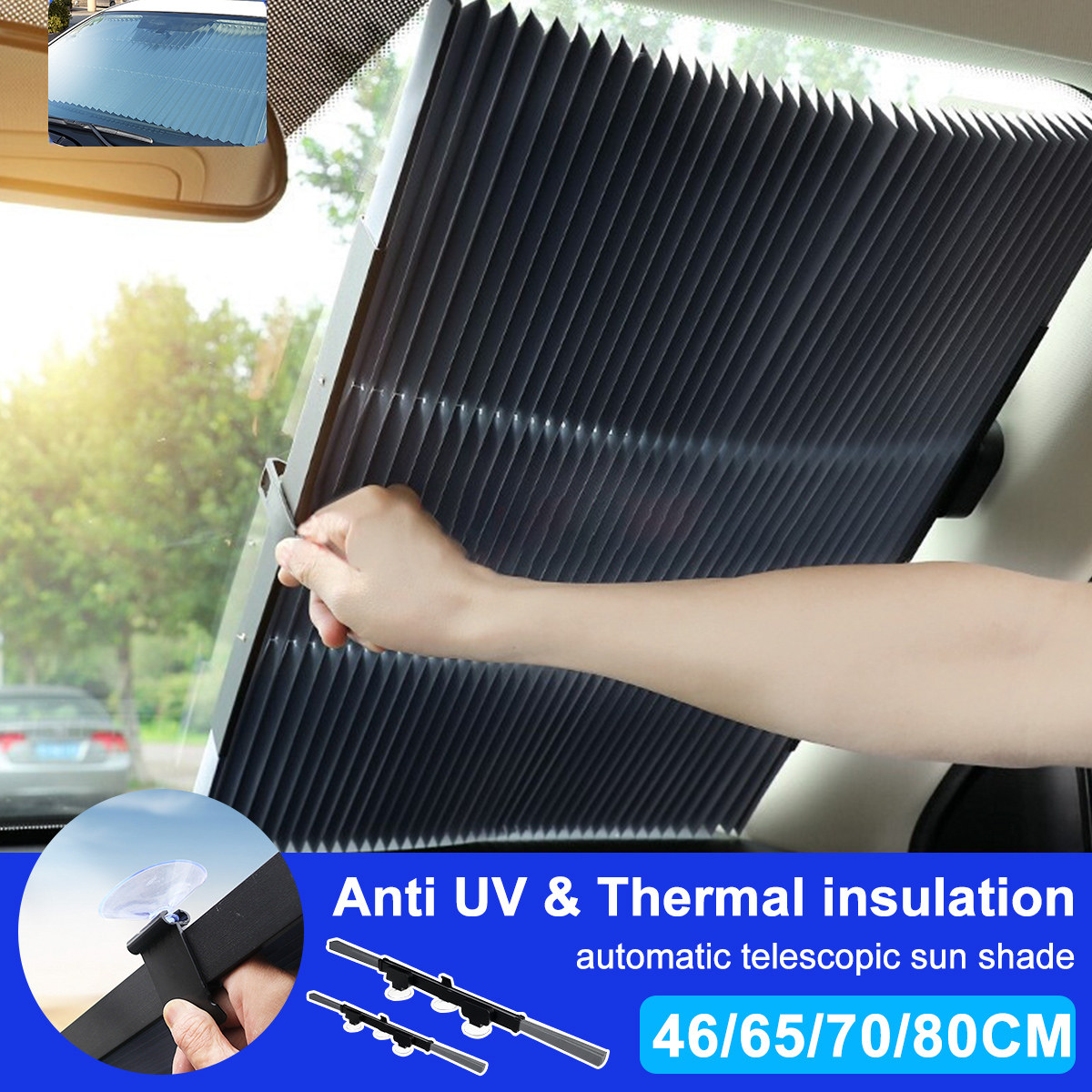 Front-Windshield-Car-Window-Sun-Block-Shade-Thermal--Fit-For-SUV-46-65-70-80cm-1697290