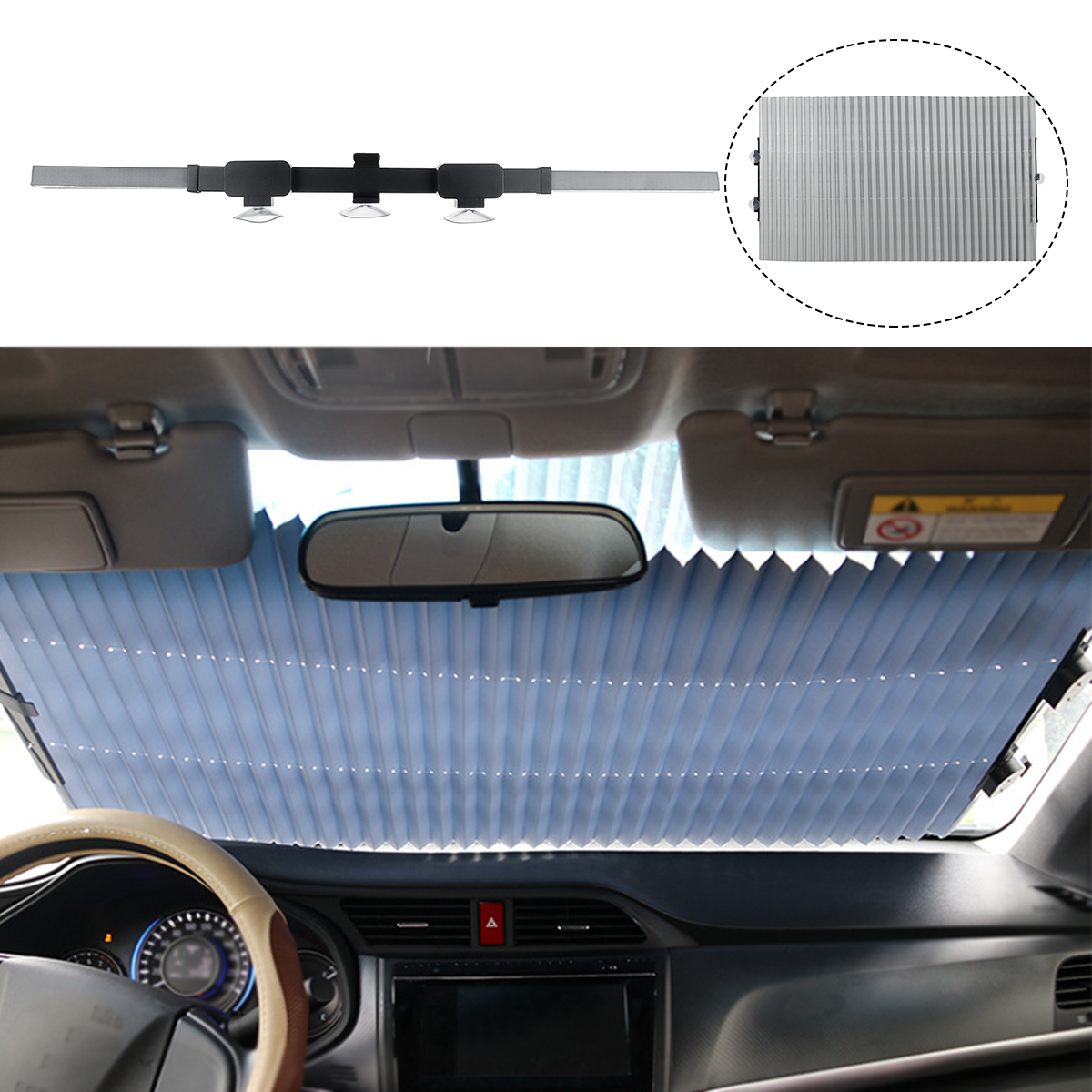 Front-Windshield-Car-Window-Sun-Block-Shade-Thermal--Fit-For-SUV-46-65-70-80cm-1697290