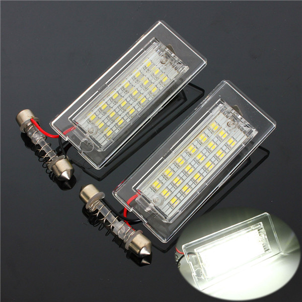 18-LEDs-Number-License-Plate-Lights-White-Lamp-for-BMW-X5-E53-X3-E83-966128