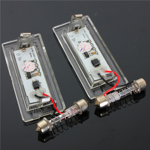 18-LEDs-Number-License-Plate-Lights-White-Lamp-for-BMW-X5-E53-X3-E83-966128