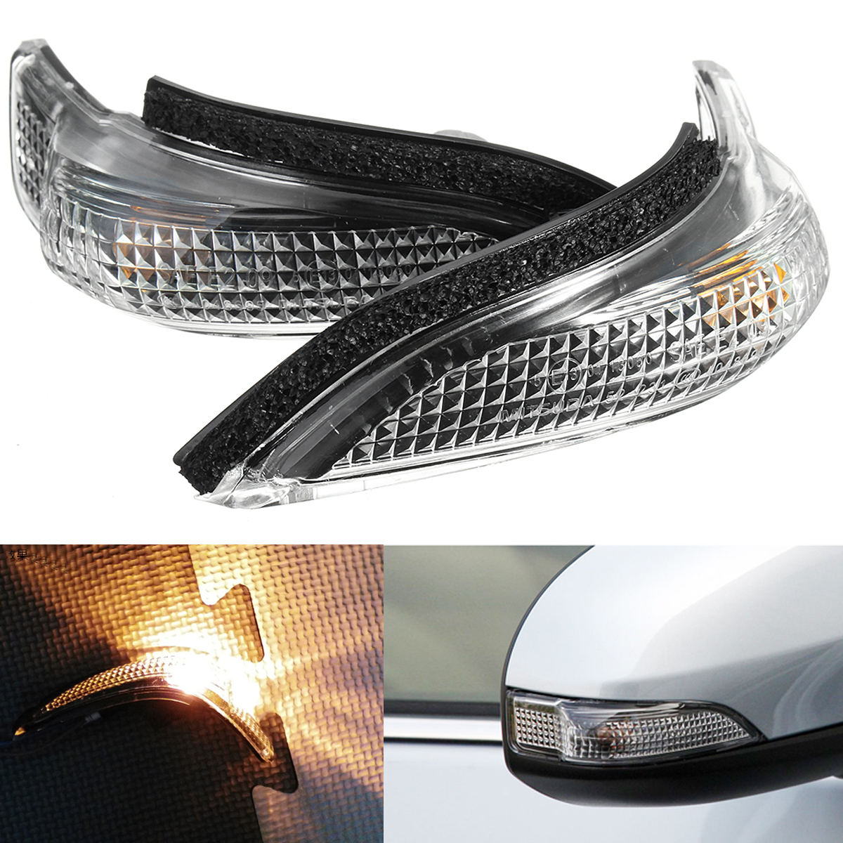 1PC Left /Right Side Mirror Turn Signal Light Indicator For Toyota