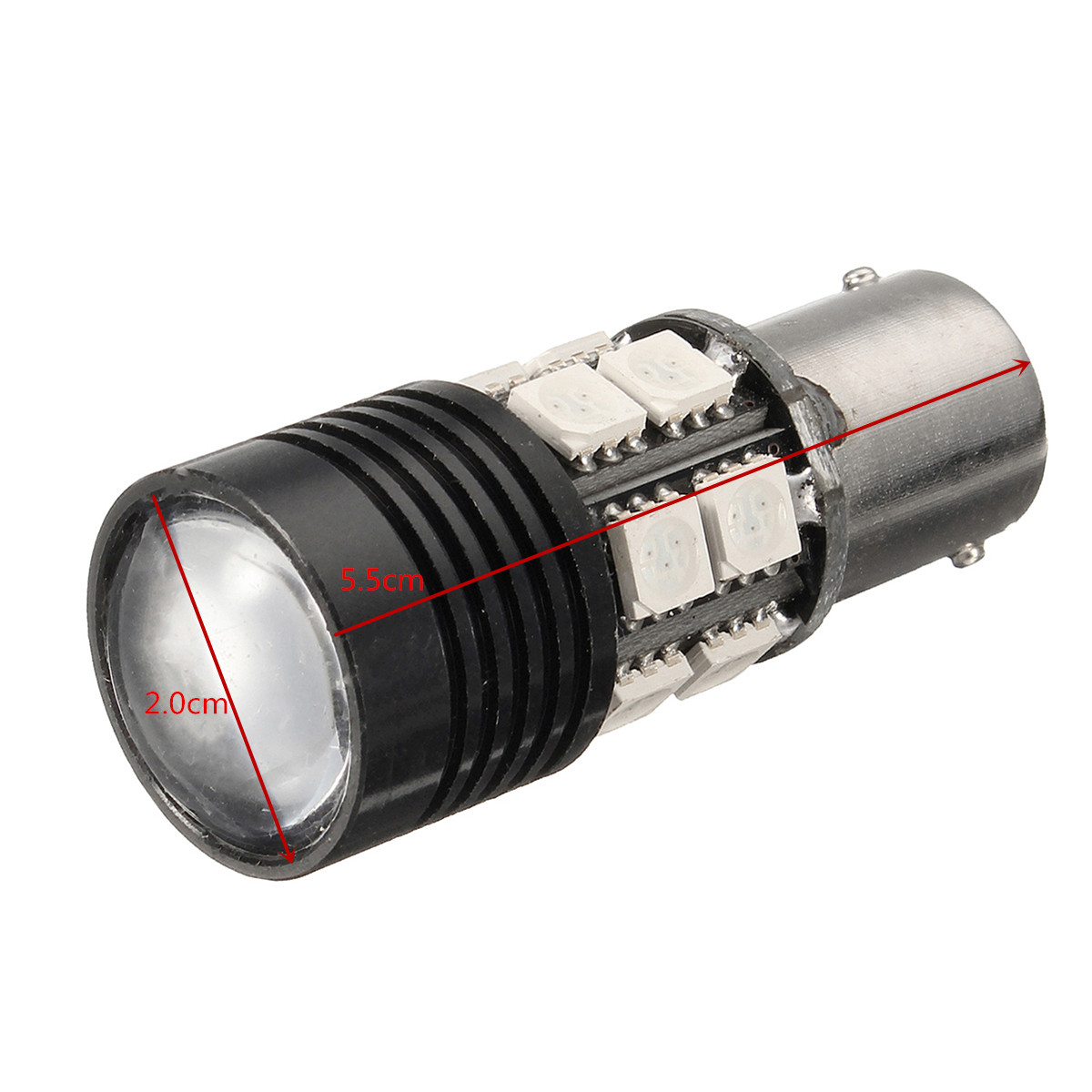 1Pcs-7W-1156-BA15S-LED-Car-Turn-Signal-Lights-Bulb-Lamp-Red-with-Lens-DC-12V-1360378