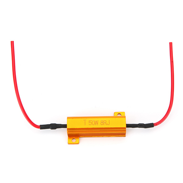 2-x-50W-8ohm-LED-Load-Resistors-Fix-Bulb-Fast-Hyper-Flash-Tail-Signal-Blink-1053002
