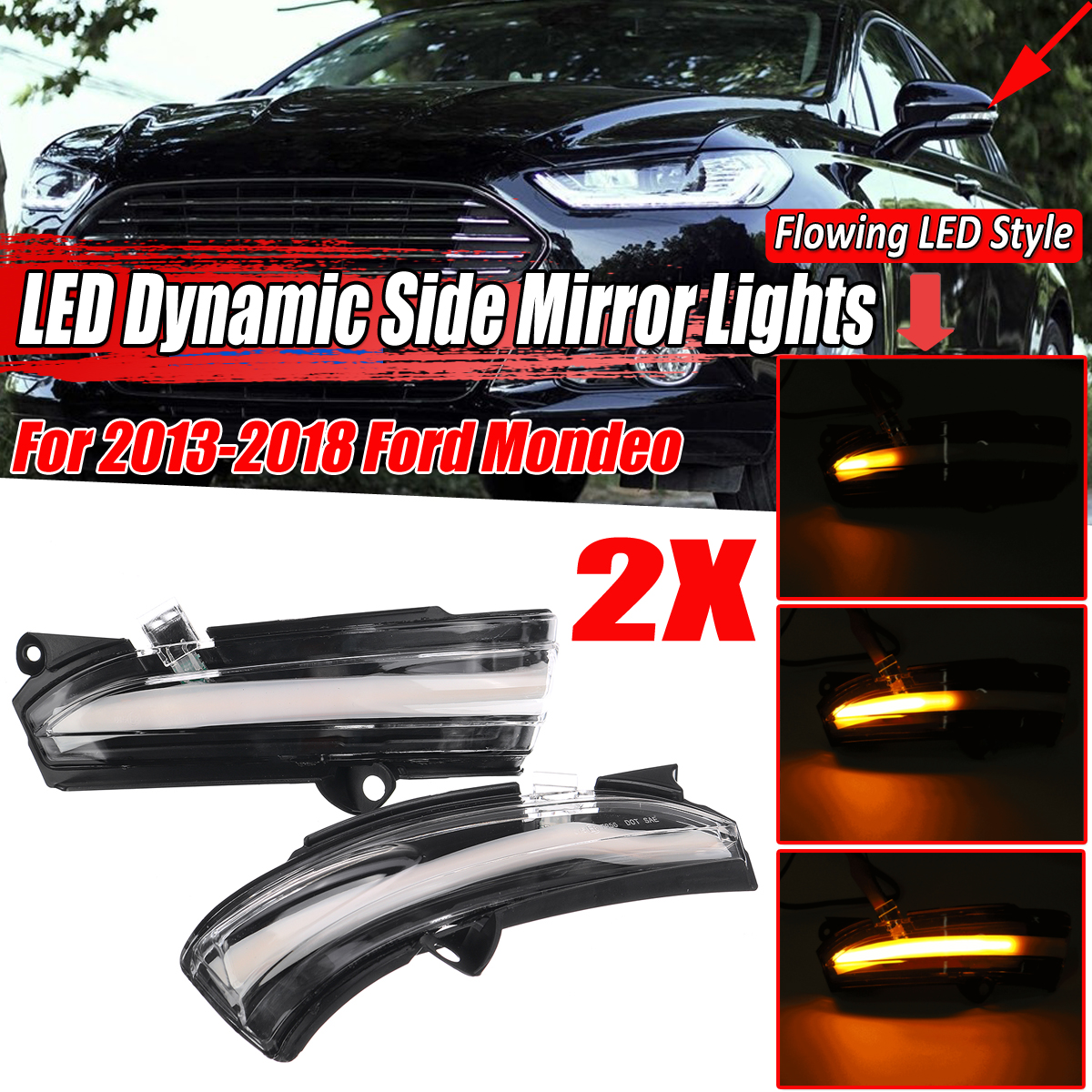 2Pcs-Car-Dynamic-Sequential-LED-Turn-Signal-Lamps-Side-Mirror-Blink-Lights-Clear-for-Ford-Mondeo-Fus-1622185
