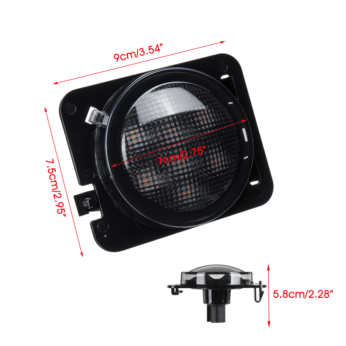 2Piece-Smoked-Turn-Signal-Fender-Parking-LED-Lights-For-Jeep-Wrangler-87-18-TJ-YJ-JK-1631270