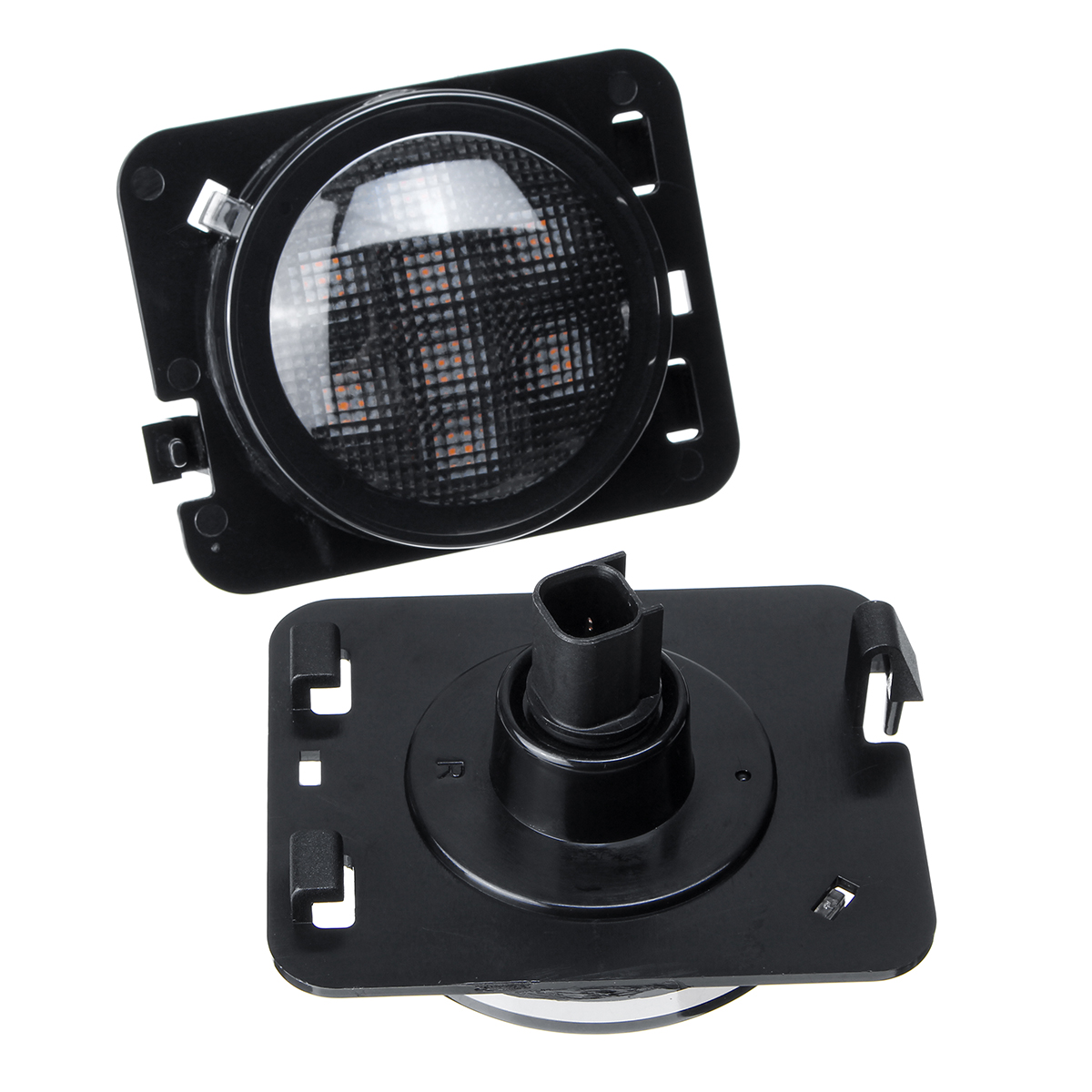 2Piece-Smoked-Turn-Signal-Fender-Parking-LED-Lights-For-Jeep-Wrangler-87-18-TJ-YJ-JK-1631270