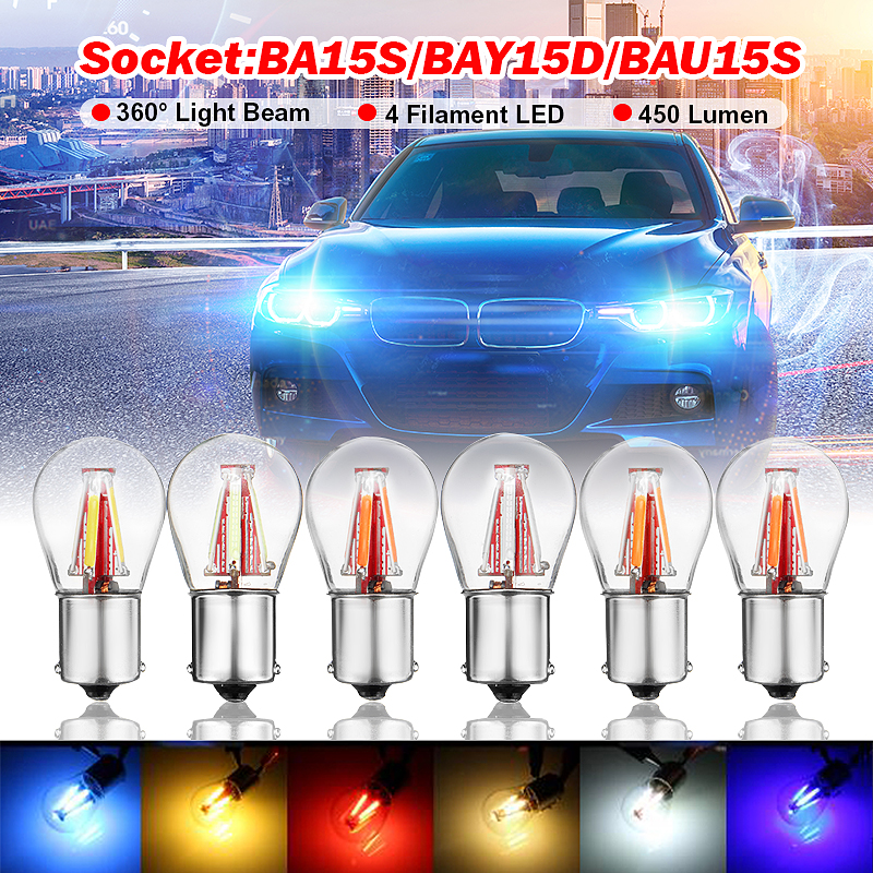 3W-1156-BA15S-P21W-4-Filament-COB-LED-Bulb-Turn-Signal-Light-Reverse-Lamp-450LM-For-12-24V-Car-Vehic-1349851