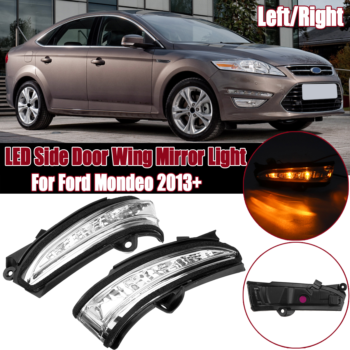Car-LED-Side-Door-Wing-Mirror-Indicators-Light-Turn-Lights-LeftRight-For-Ford-Mondeo-2013-1624162