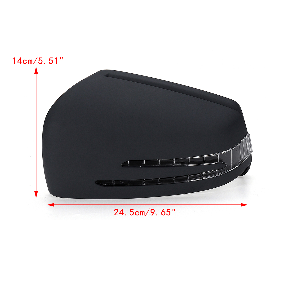 Car-Side-Mirror-Replacement-Cover-Cap-Black-with-LED-Turn-Signal-Light-for-Benz-W212-W204-W221-1463817