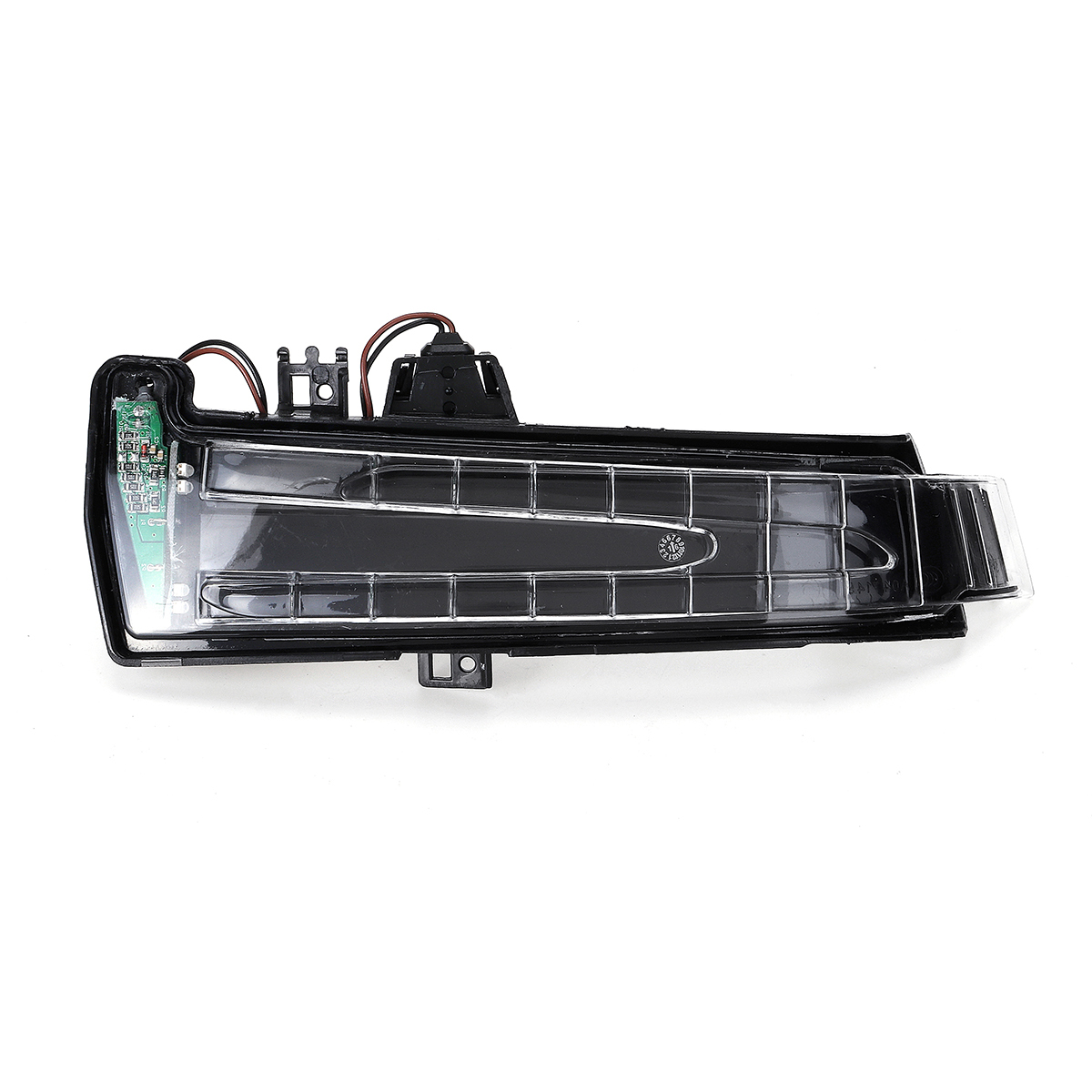 Car-Side-Mirror-Replacement-Cover-Cap-Black-with-LED-Turn-Signal-Light-for-Benz-W212-W204-W221-1463817