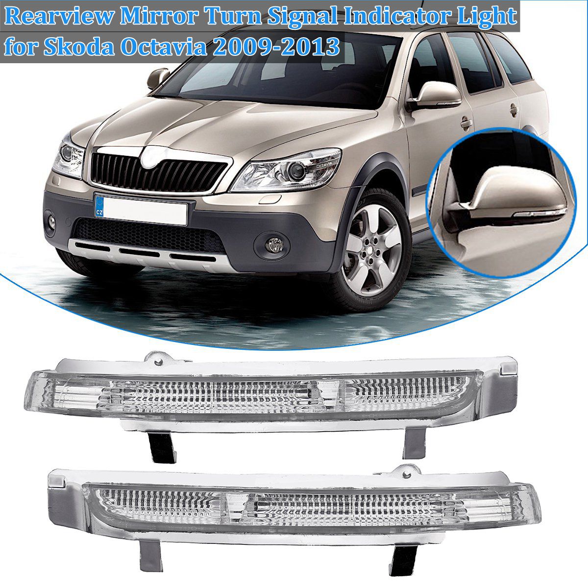 Car-Side-Rearview-Mirror-Turn-Signal-Lights-Indicator-Lamp-White-for-Skoda-Octavia-2009-2013-1358687
