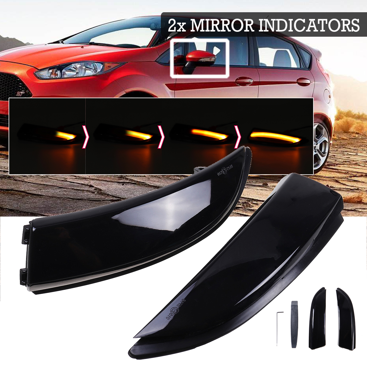 LED-Dynamic-Side-Door-Wing-Mirror-Indicator-Lights-Turn-Lamps-Smoked-Black-for-Ford-Fiesta-B-Max-200-1582134