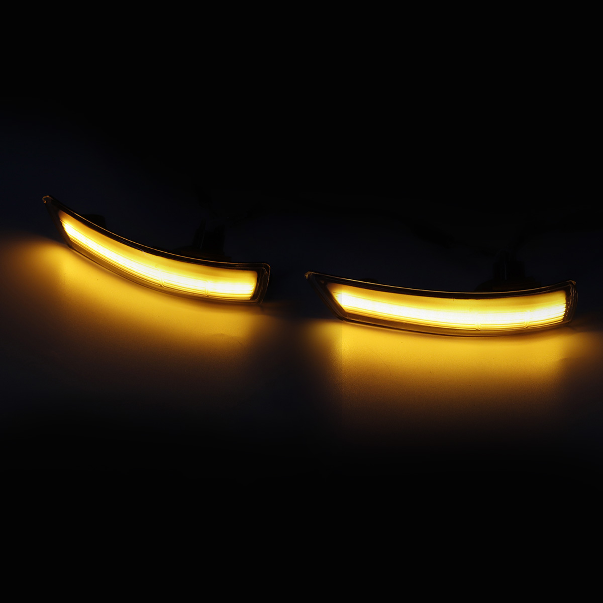 Pair-Dynamic-Door-Wing-Mirror-LED-Turn-Indicator-Signal-Lights-Amber-For-Ford-Focus-MK2-MK3-Mondeo-M-1609791