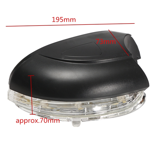 Right-Side-Driver-Off-Mirror-Passenger-LED-Indicator-Repeater-For-2009-2012-VW-Golf-MK6-1099438