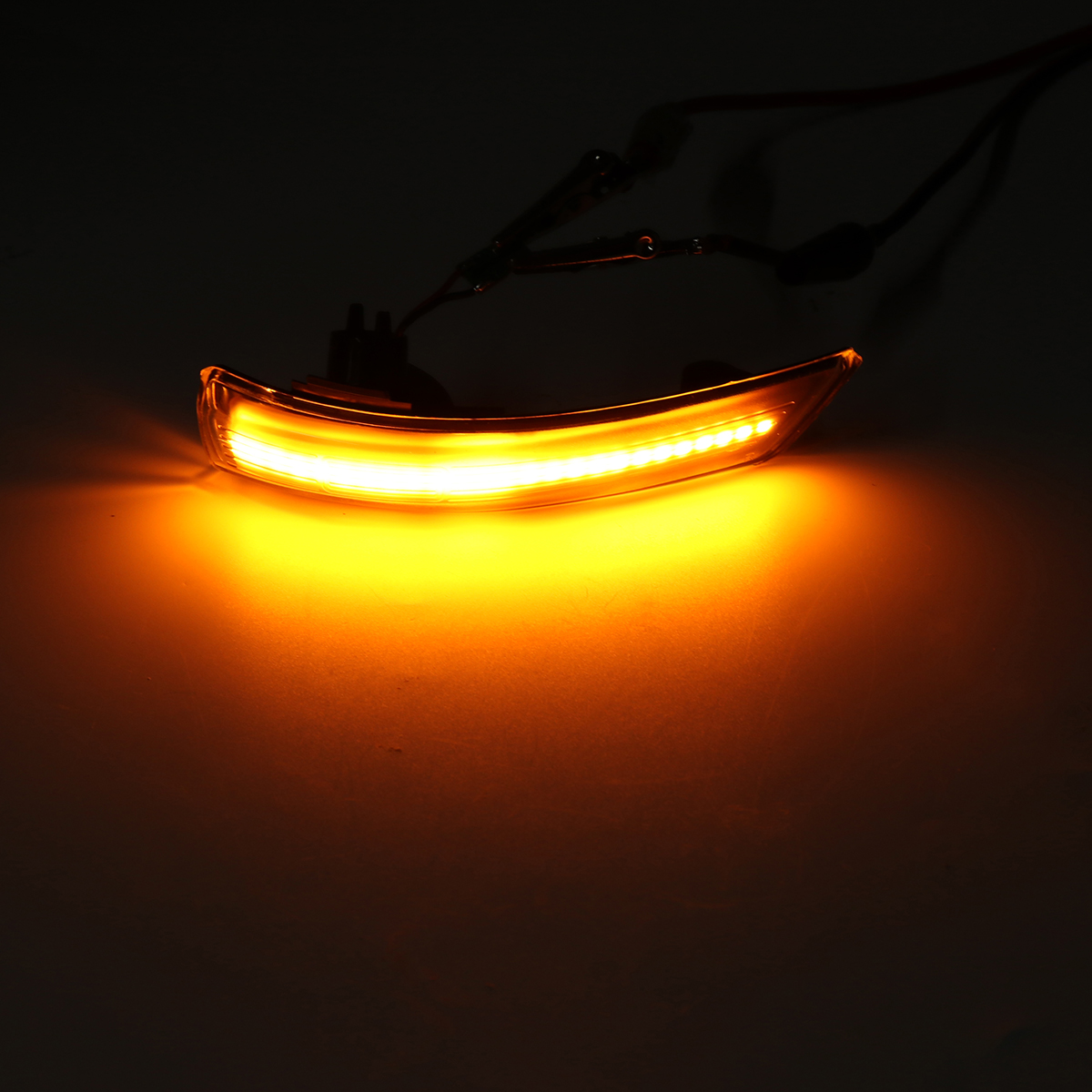 Smoked--LED-Dynamic-Turn-Signal-Lights-Side-Mirror-Blinker-Indicator-Lamp-Yellow-Pair-For-Ford-Focus-1542759