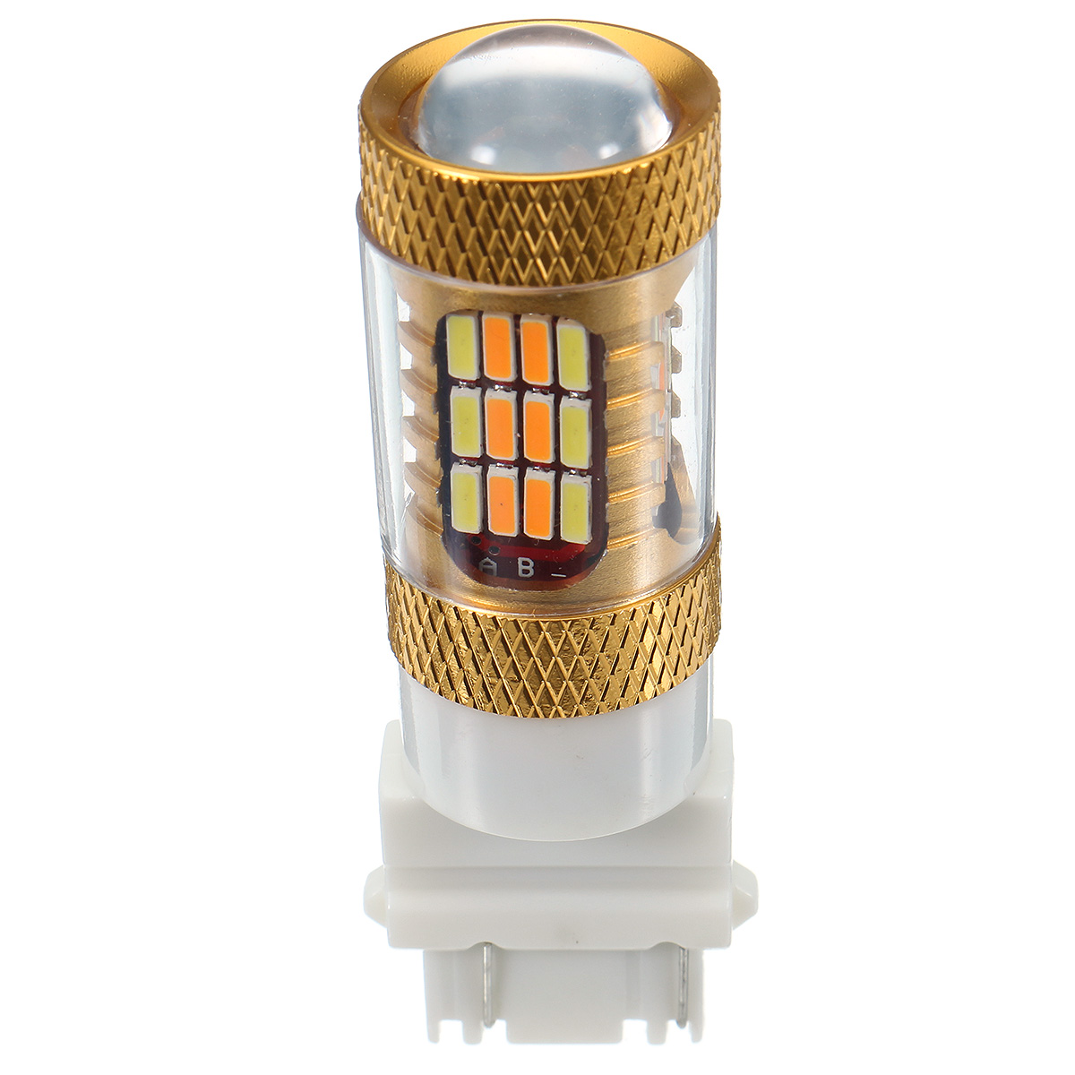 T25-3157-DC10-30V-27W-1400LM-4014-54-LED-Yellow-Car-Turn-Lights-White-DRL-Daytime-Running-Lights-1286996