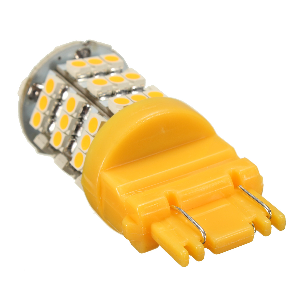 Universal-3157-Amber-Yellow-54SMD-LED-Turn-Signal-Blinker-Corner-Light-Lamp-Bulb-1027959