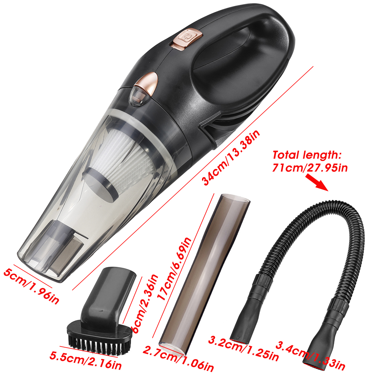 12V-106W-2000mAh-Car-Home-Vaccum-Cordless-Cleaner-Handheld-Portable-Duster-Kit-Dry--Wet-Suction-Hand-1771227