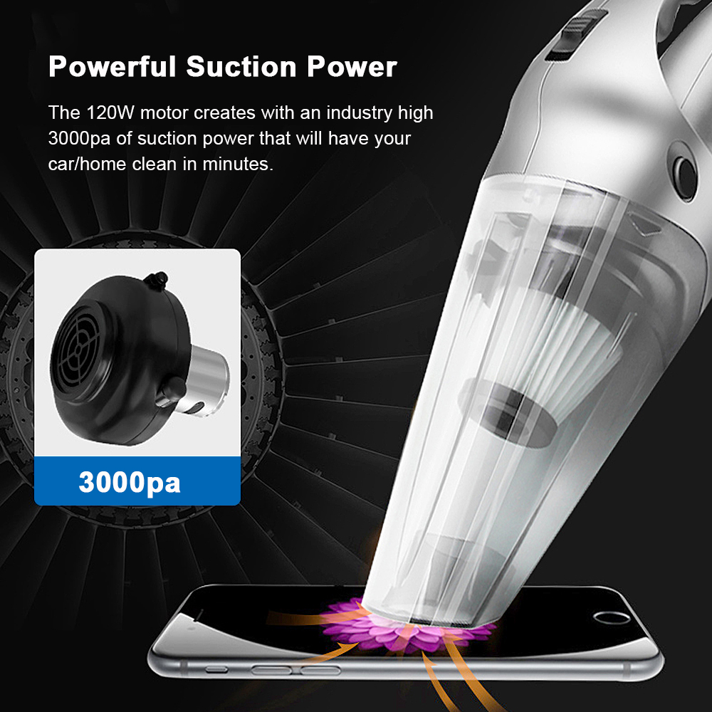 3000Pa-120W-Car-Household-Dual-Purpose-Portable-Handheld--Cordless-Car-Vacuum-Pet-Hair-Dust-Cleaner--1726688