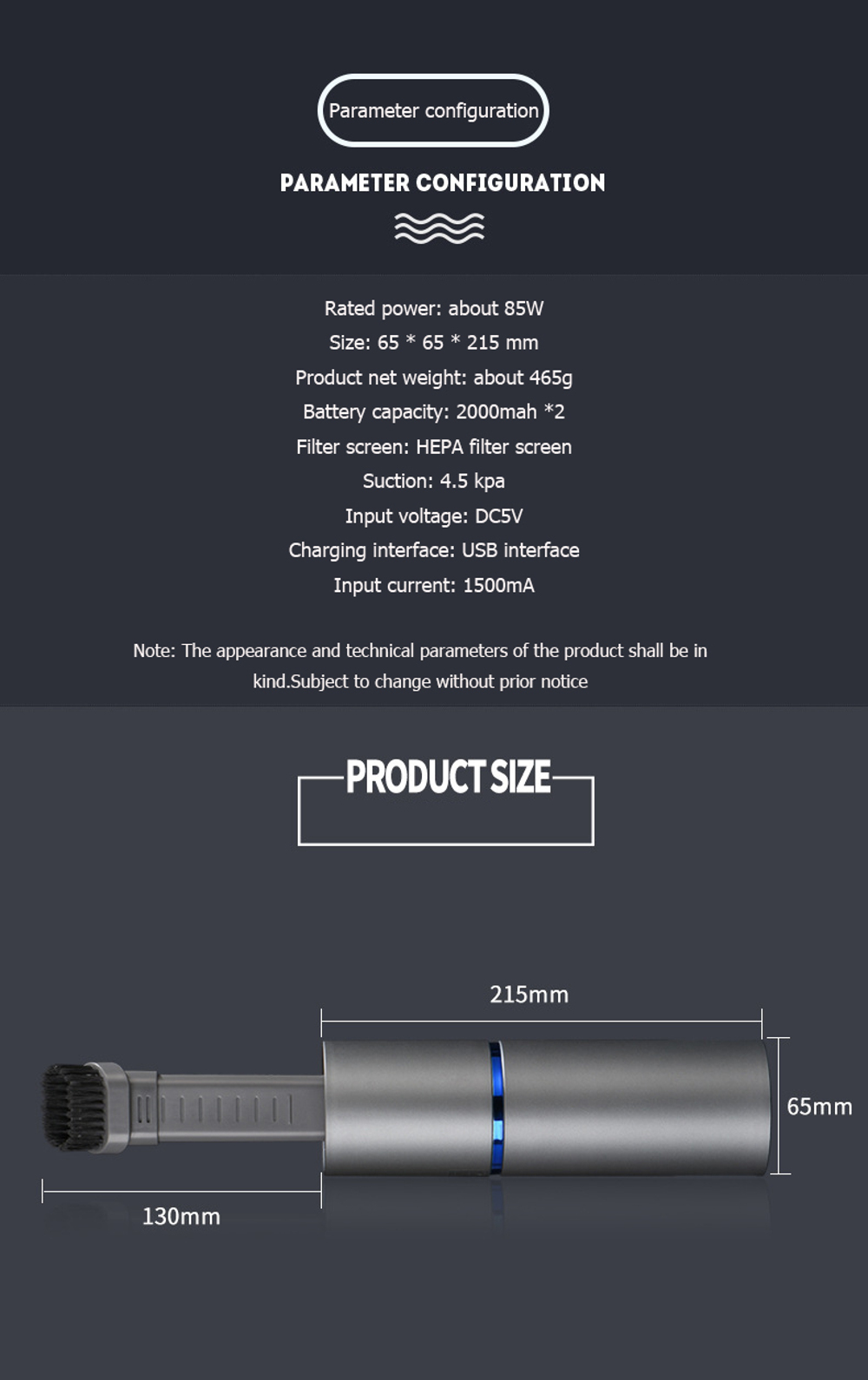 4500PA-80W-Multifunctional-Wireless-Car-Home-Vacuum-Cleaner-Portable-USB-Charging-On-board-All-in-on-1786172