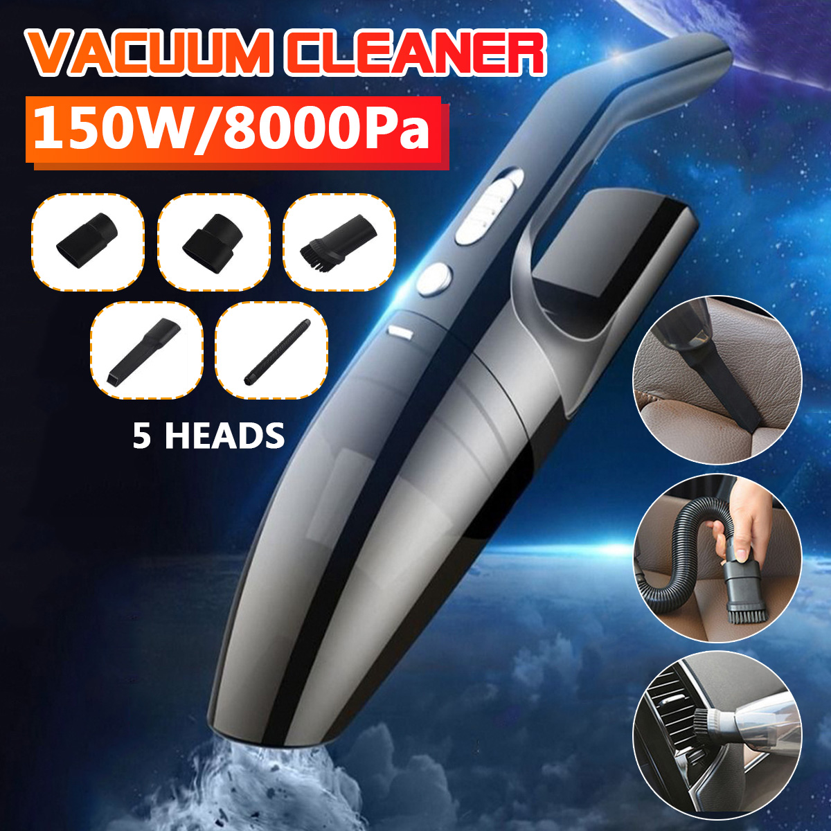 8000Pa-12V-150W--Car-Vacuum-Cleaner-For-Auto-Mini-Portable-Dry--Wet-Handheld-Duster-1749331