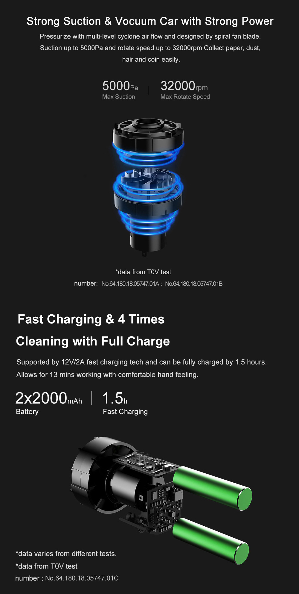 COCLEAN-12V-5000Pa-Car-Home-Vacuum-Cleaner-Wireless-Portable-Handheld-Dust-Cleanner-Strong-Suction-F-1378407