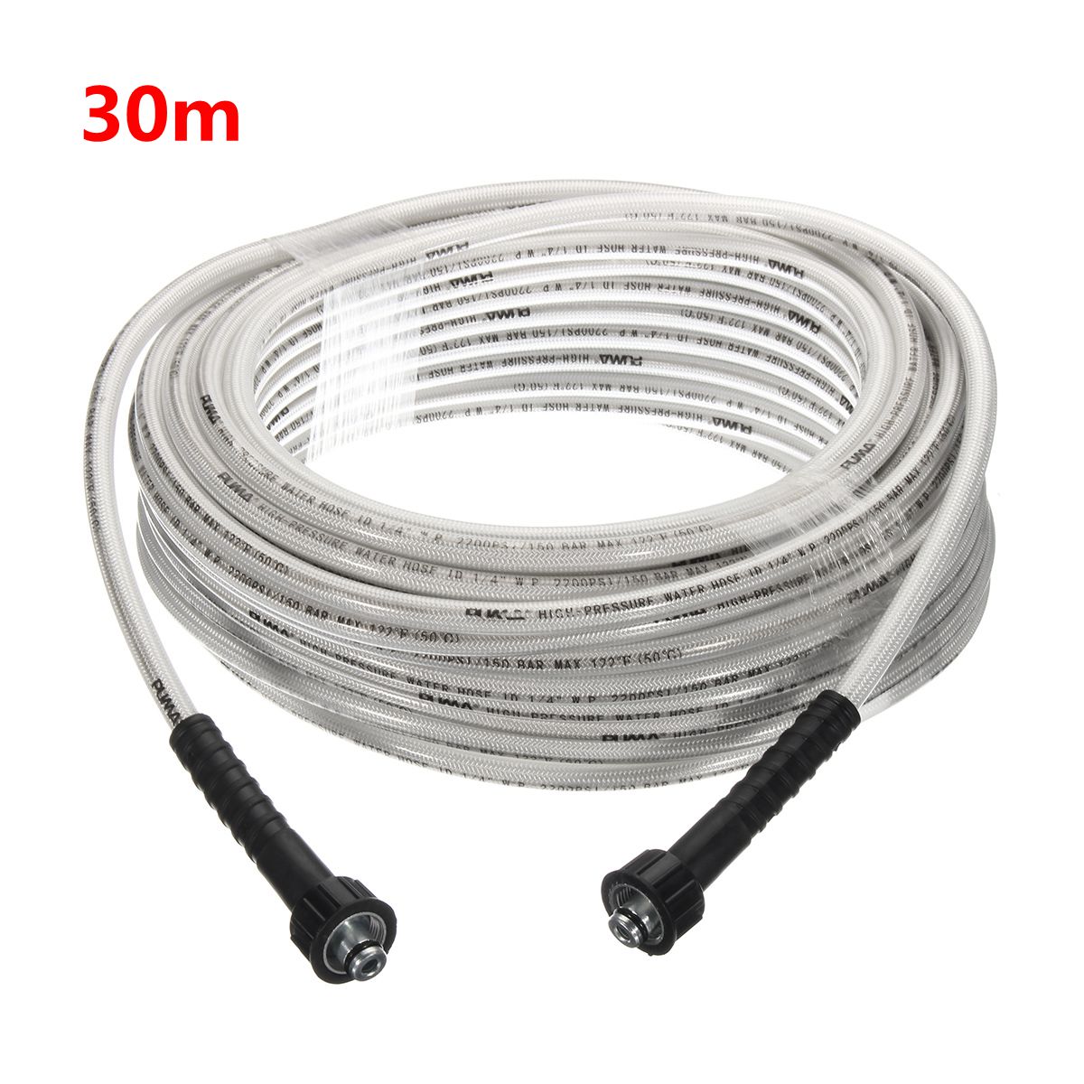 516-x-50Ft-Electric-Power-Morflex-Pressure-Washer-Hose-4000-PSI-7m15m30m-1286584