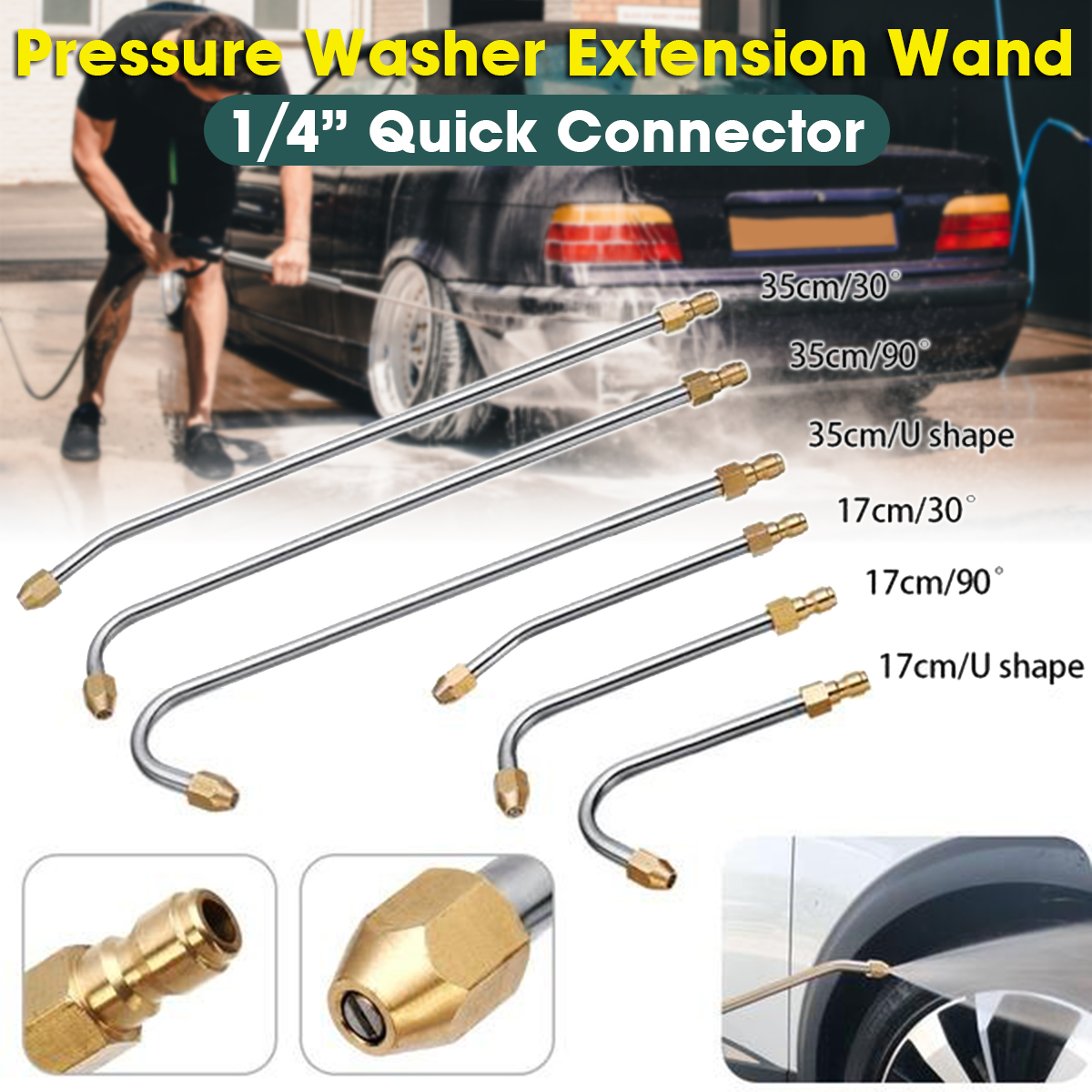 Car-Pressure-Washer-Extension-Wand-Stainless-Steel-With-Spray-Nozzle-Tip-1664672