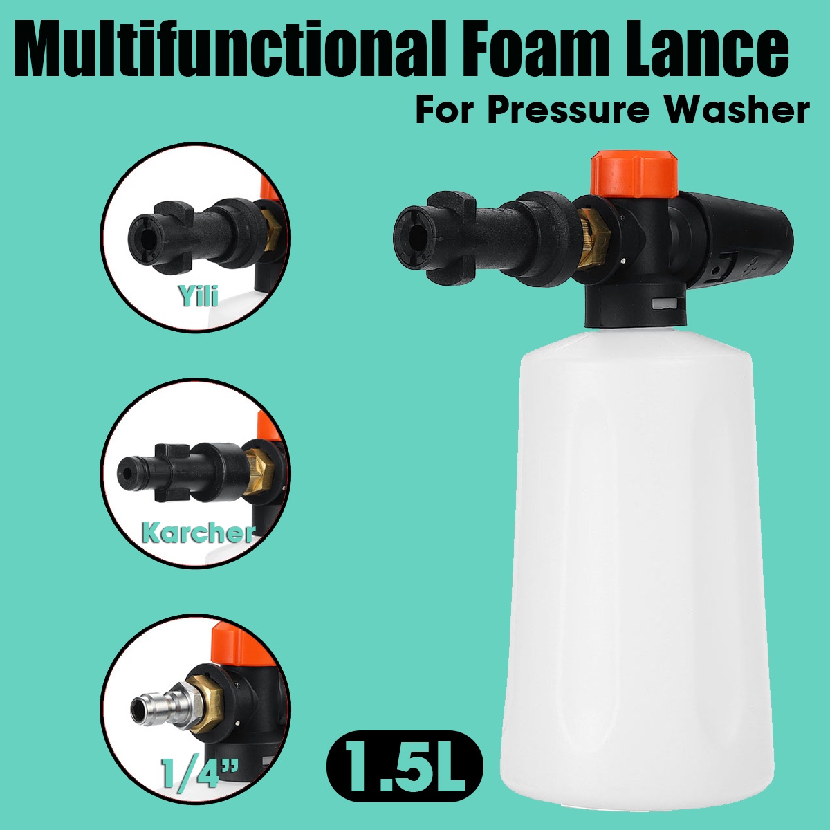 Snow-Foam-Lance-For-14KarcherYili-Connector-Pressure-Washer-Spray-Jet-PA-1654826