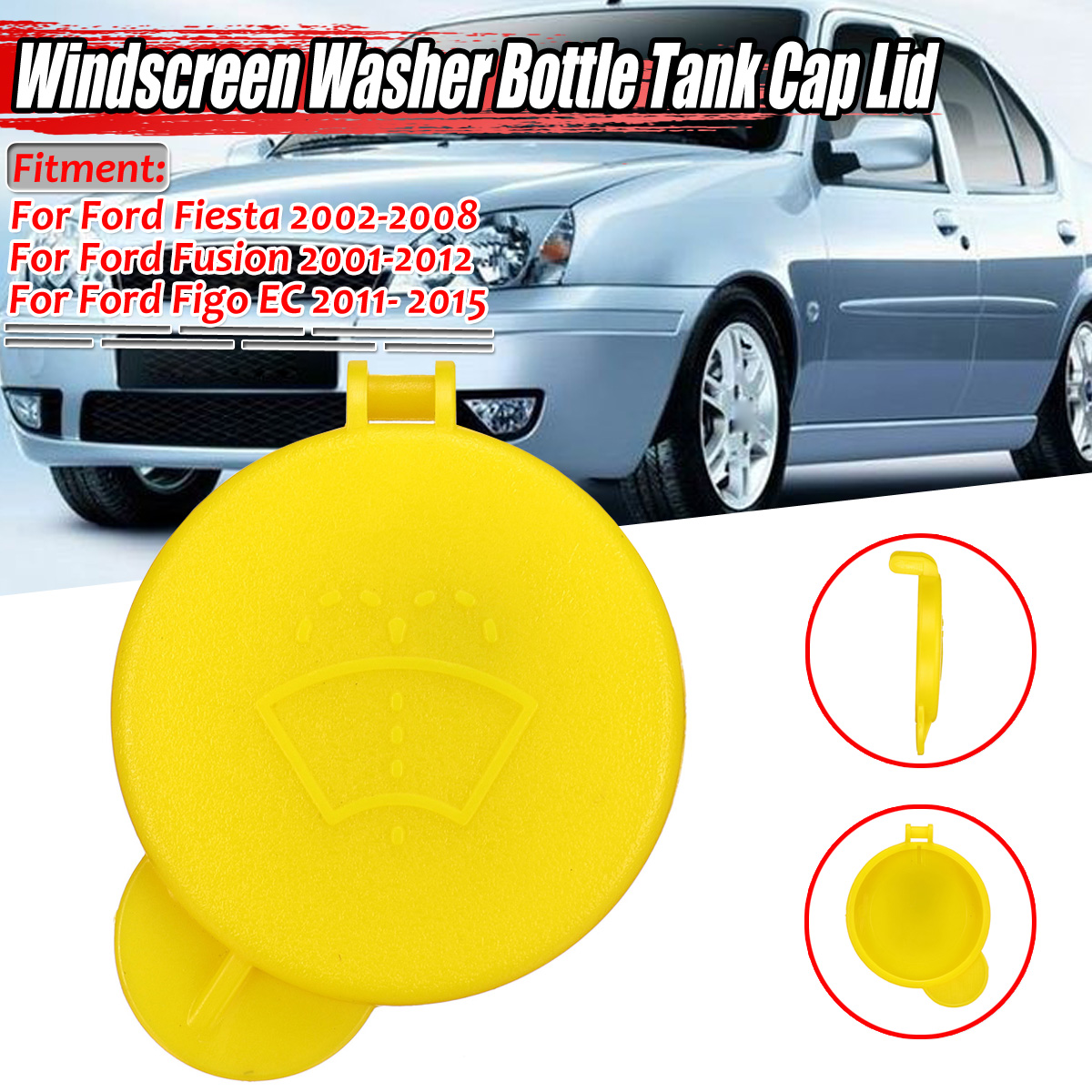 Windshield-Washer-Fluid-Reservoir-Screenwash-Bottle-Cap-For-Ford-FiestaFusion-1760603