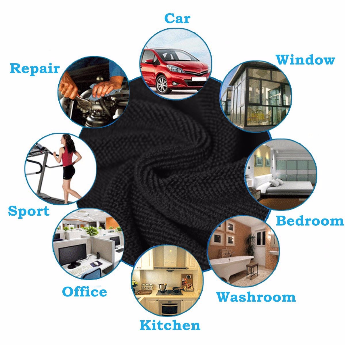 30cmx40cm-Microfibers-Towel-Car-Detailing-Cleaning-Soft-Cloths-Home-Window-Glass-1655109