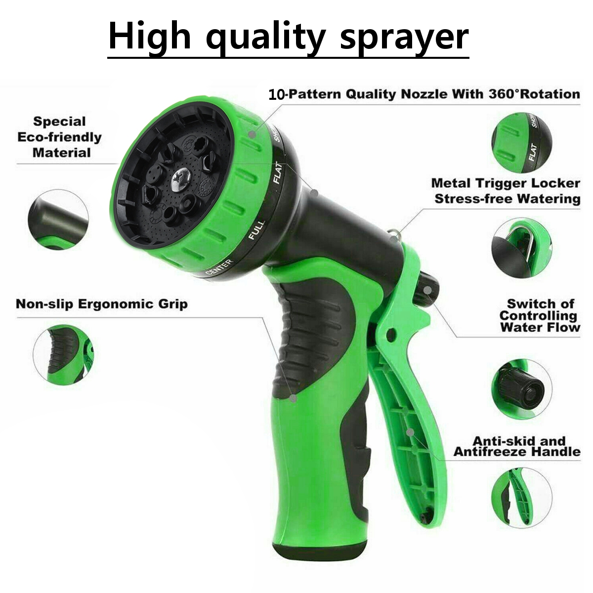 5075100FT-Upgraded-Expandable-Garden-Water-Hose-Function-Spray-Nozzle-Green-1813609