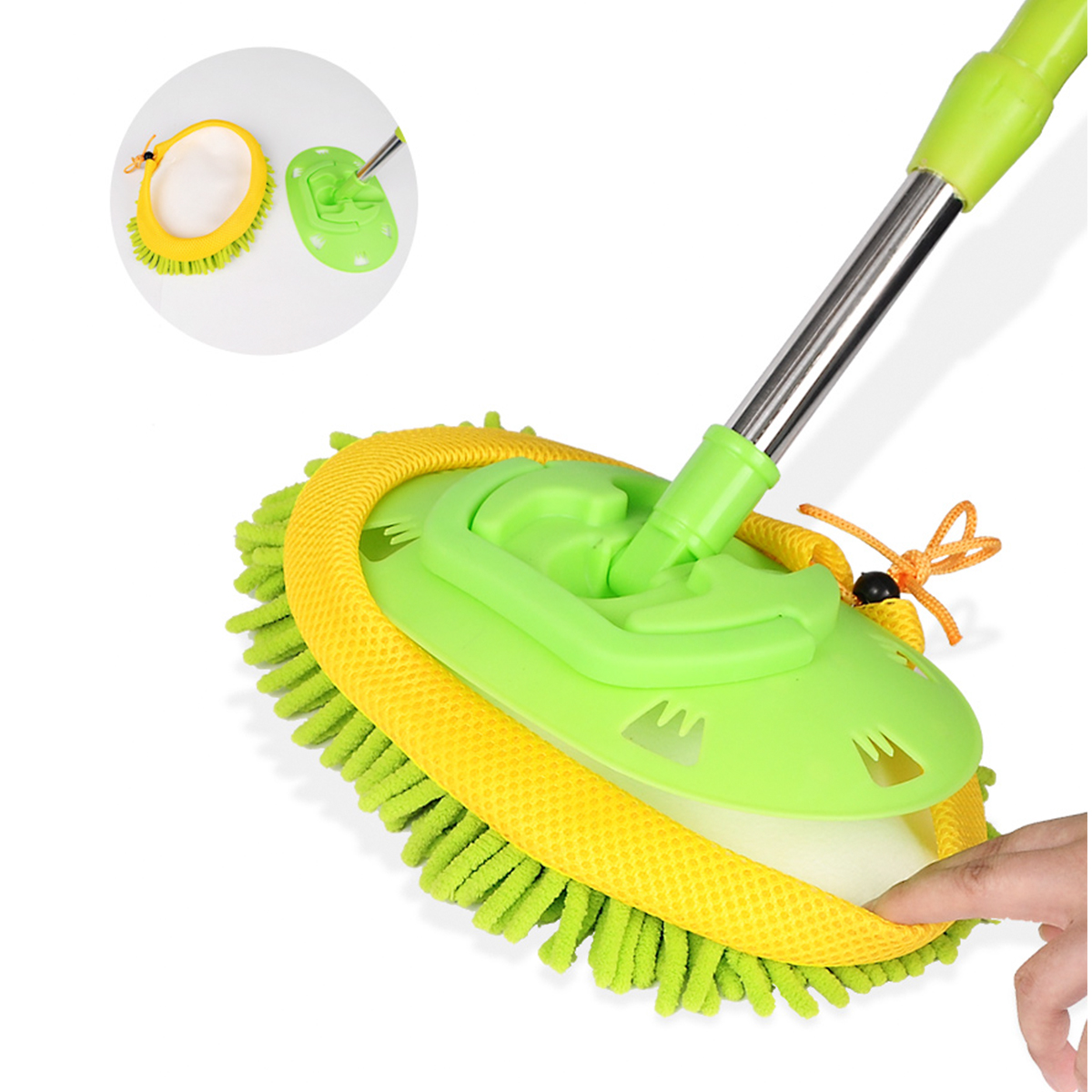 Adjust-Car-Wash-Duster-House-Cleaning-Brush-Wax-Mop-Telescoping-Dust-Dusting-1806834