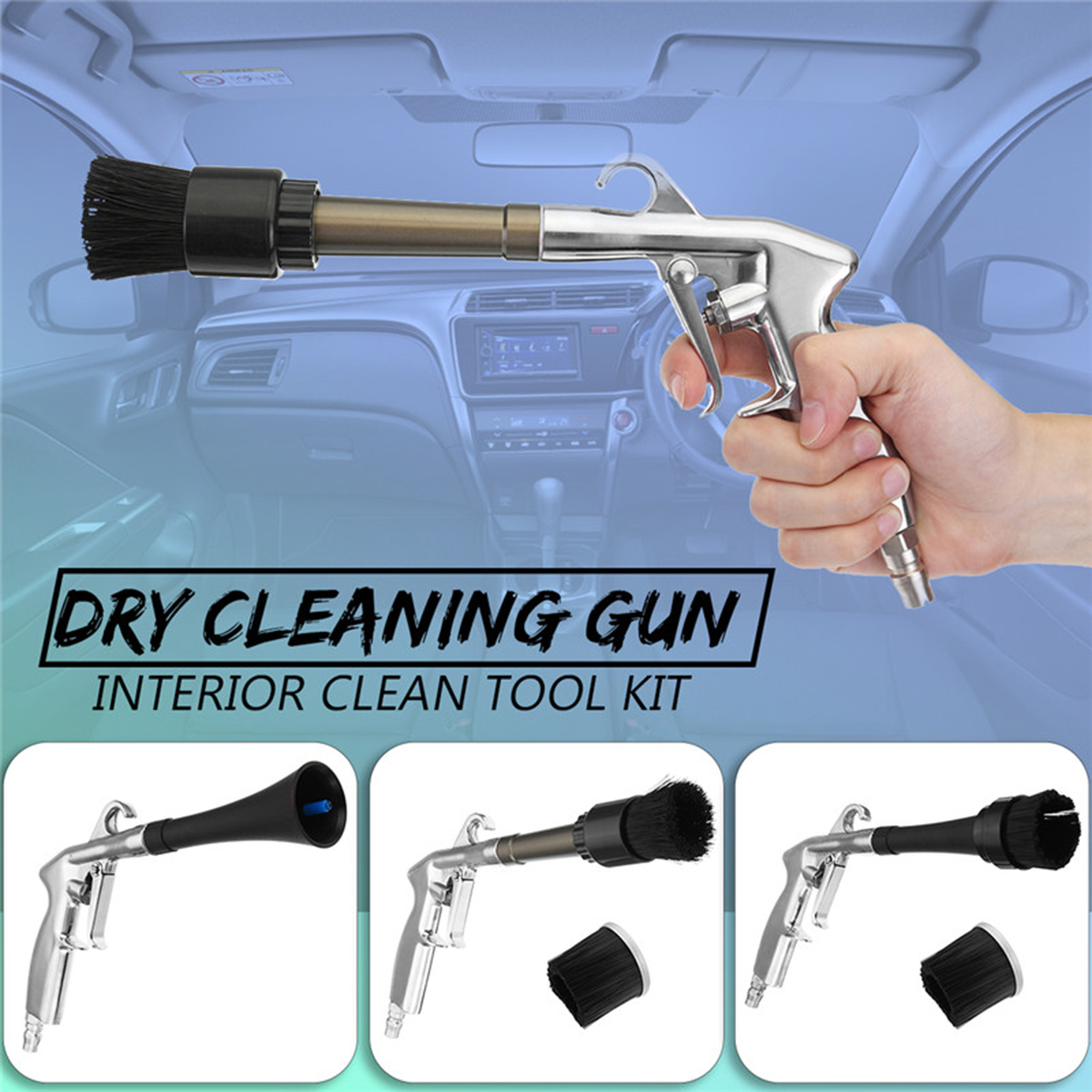 Air-Blow-Wash-Lance-Brush-Interior-Cleaner-Spray-Tool-Kit-For-Car-SUV-RV-1682347