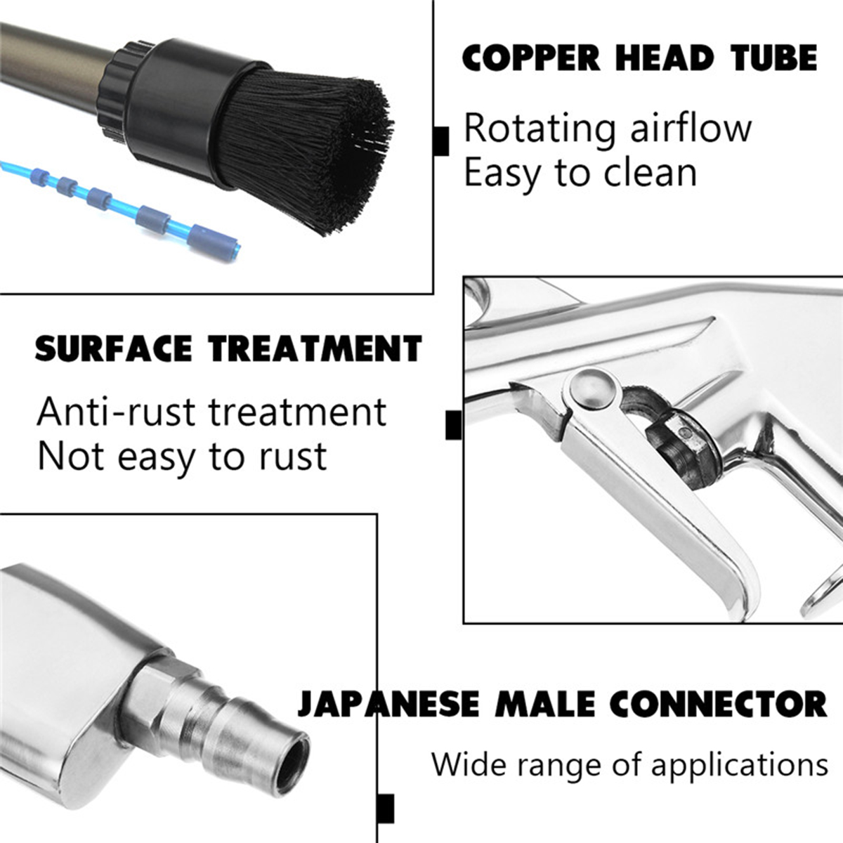 Air-Blow-Wash-Lance-Brush-Interior-Cleaner-Spray-Tool-Kit-For-Car-SUV-RV-1682347
