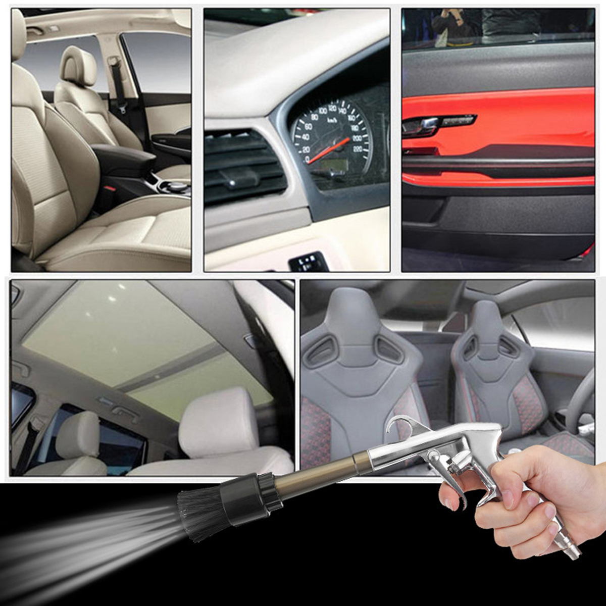 Air-Blow-Wash-Lance-Brush-Interior-Cleaner-Spray-Tool-Kit-For-Car-SUV-RV-1682347