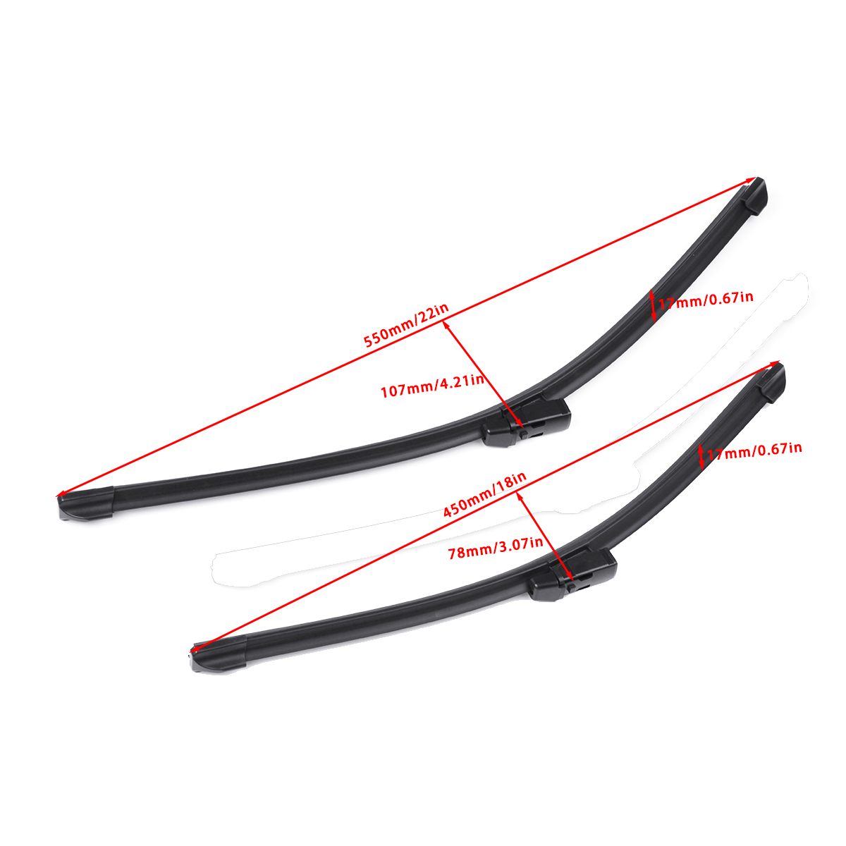 2PCS-Front-Windscreen-Wiper-Blades-22quot-18quot-For-Holden-Colorado-RG-UTE-2012-2017-1723287